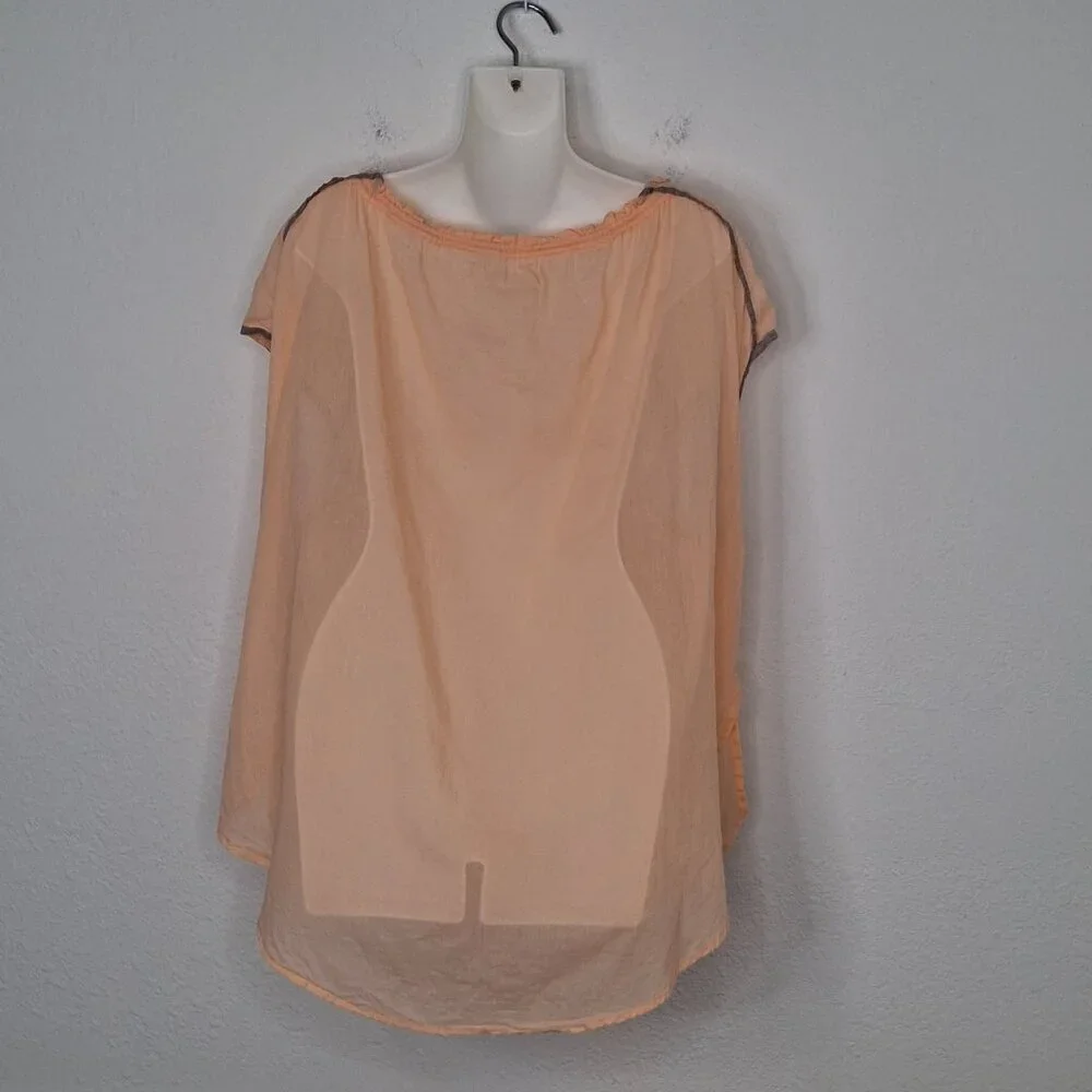 We The Free Tunic Sz XS Boxy Relaxed Cottagecore Boho Beach Cover Up